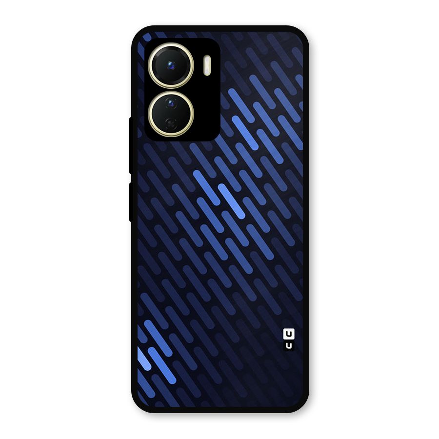 Pipe Shades Pattern Printed Metal Back Case for Vivo Y16