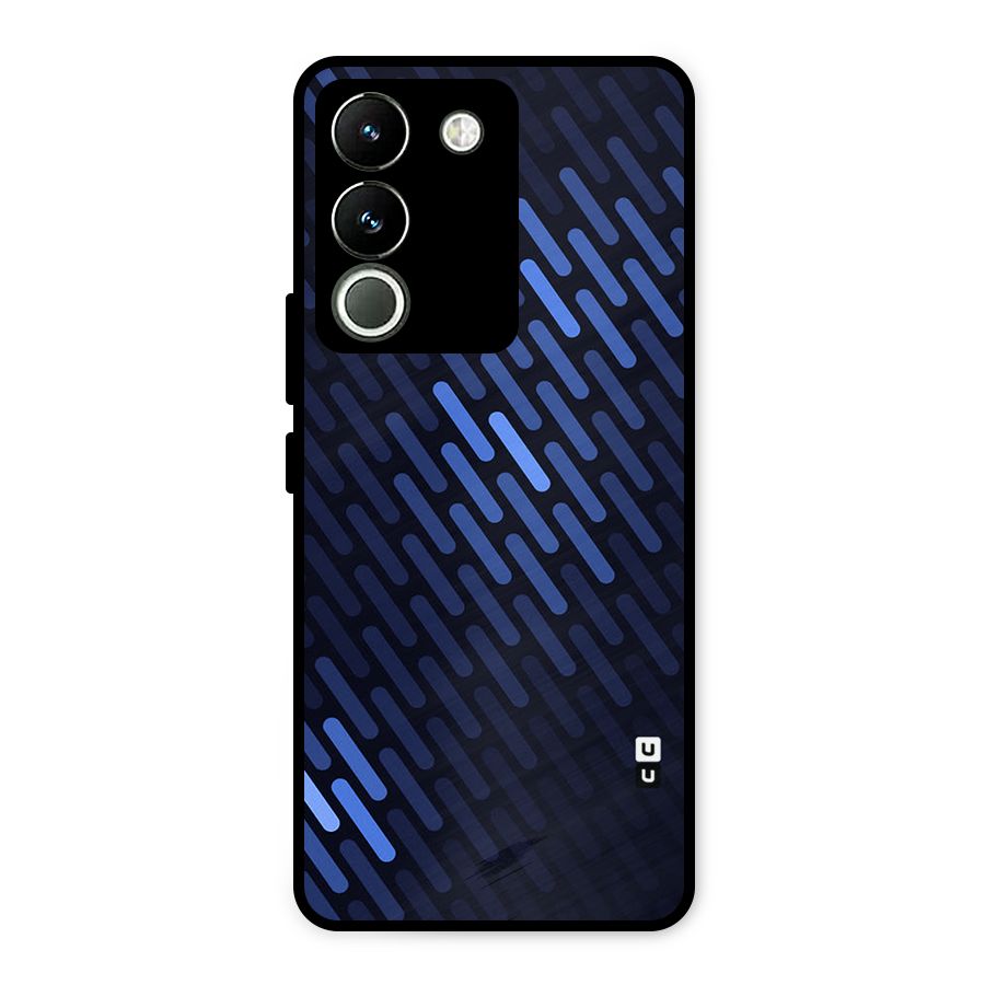 Pipe Shades Pattern Printed Metal Back Case for Vivo Y200