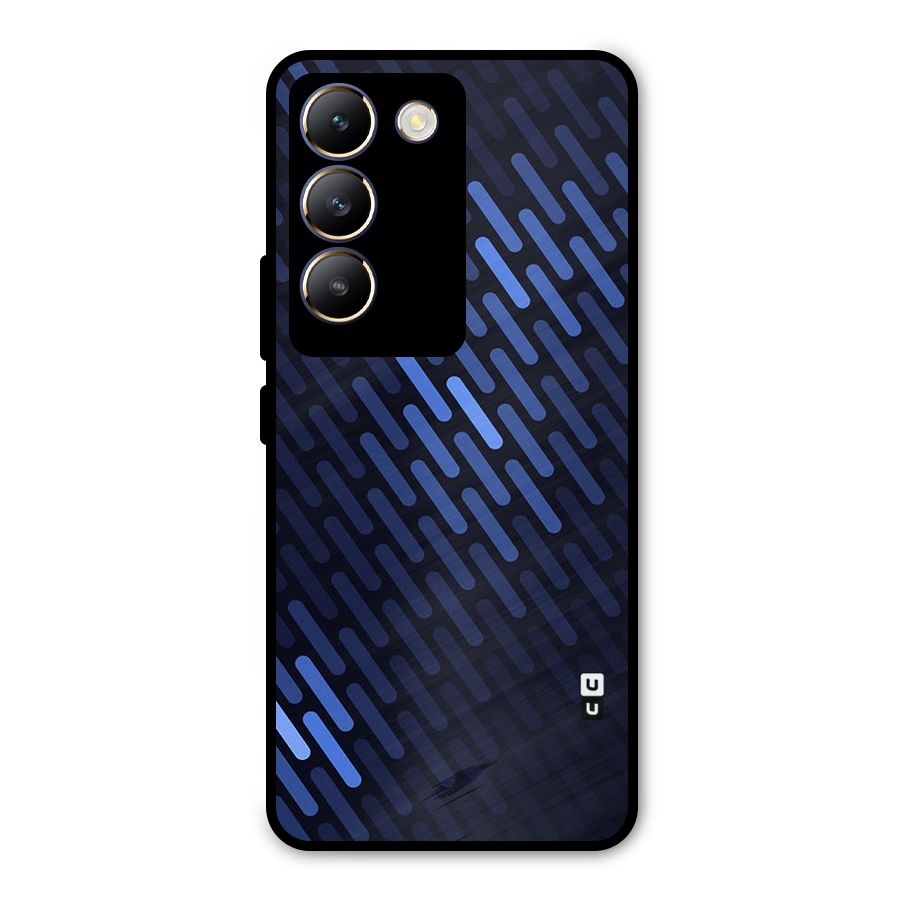 Pipe Shades Pattern Printed Metal Back Case for Vivo Y200e