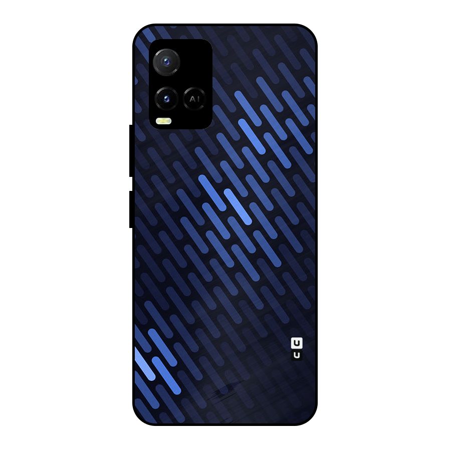 Pipe Shades Pattern Printed Metal Back Case for Vivo Y21