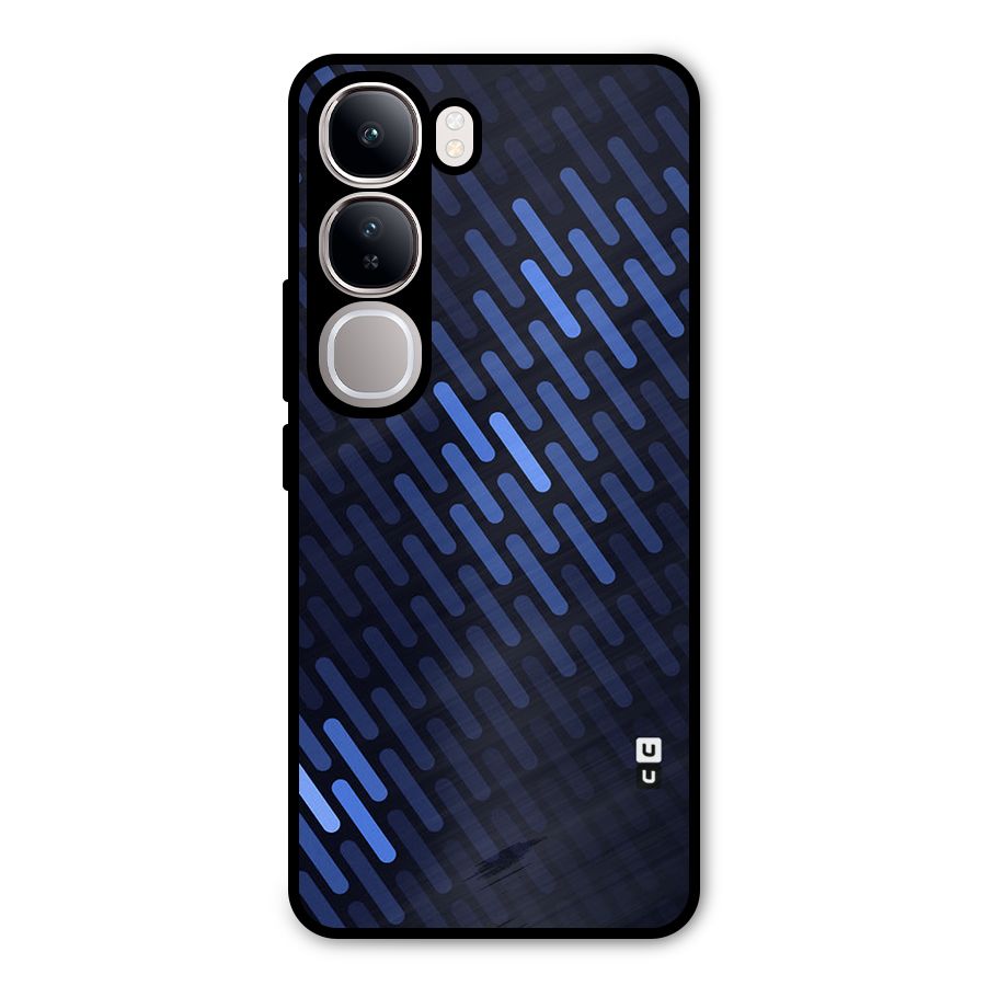 Pipe Shades Pattern Printed Metal Back Case for Vivo Y300
