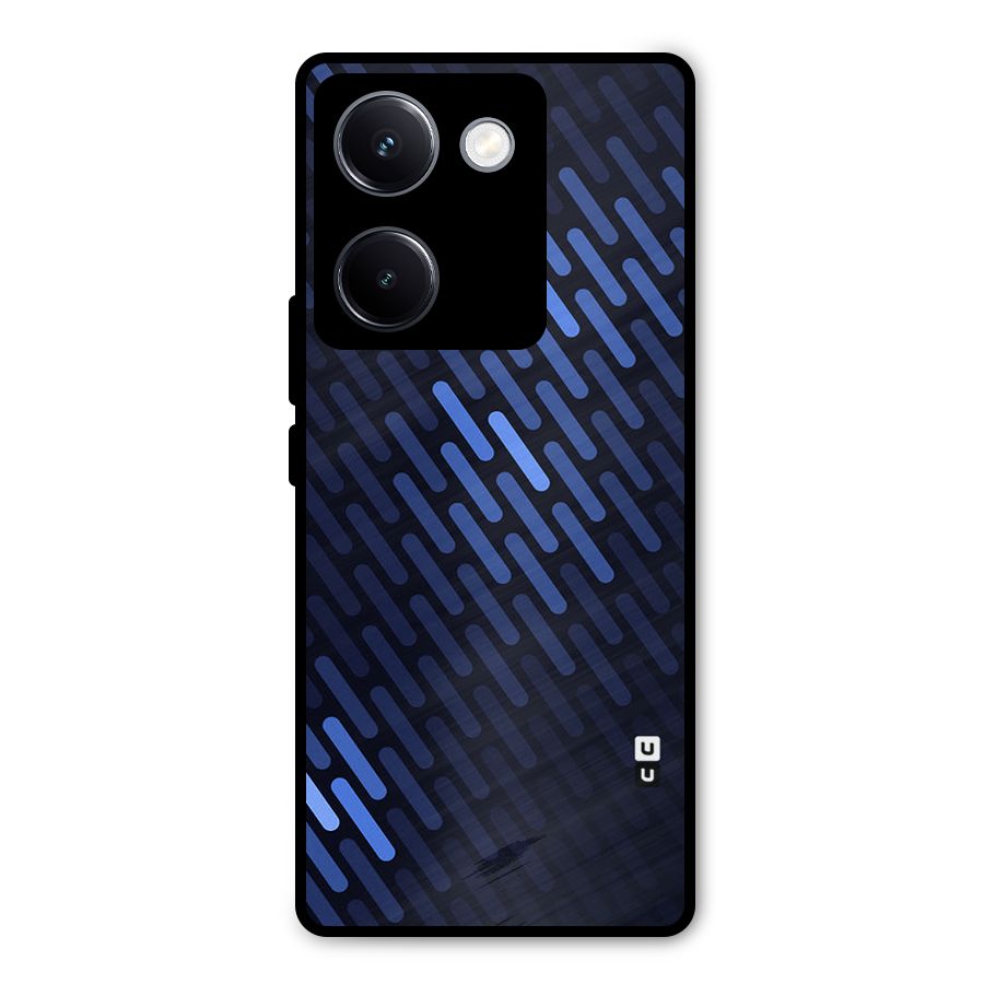 Pipe Shades Pattern Printed Metal Back Case for Vivo Y300 Plus