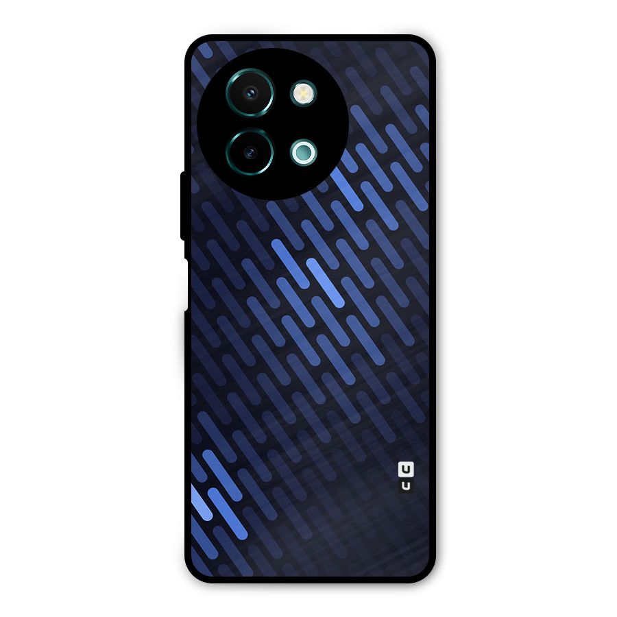 Pipe Shades Pattern Printed Metal Back Case for Vivo Y58