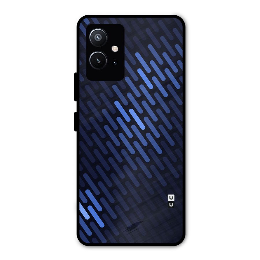 Pipe Shades Pattern Printed Metal Back Case for Vivo Y75 5G