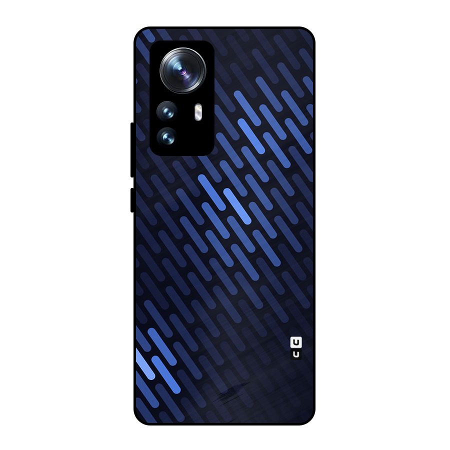 Pipe Shades Pattern Printed Metal Back Case for Xiaomi 12 Pro