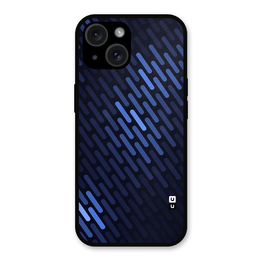 Pipe Shades Pattern Printed Metal Back Case for iPhone 15