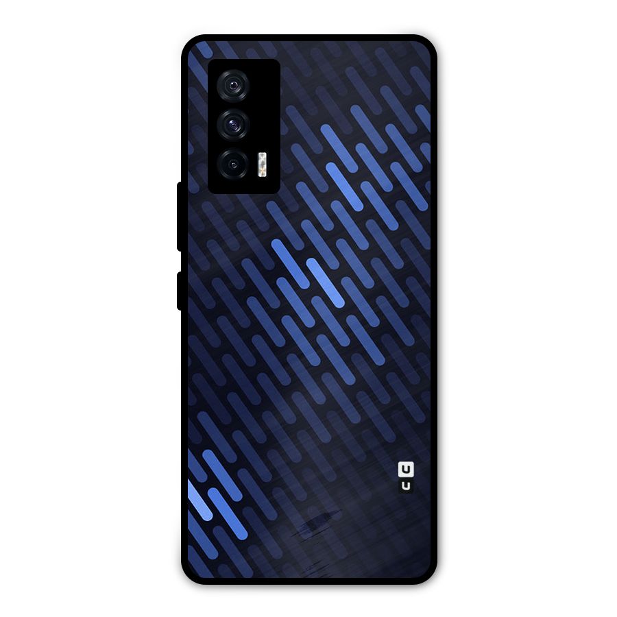 Pipe Shades Pattern Printed Metal Back Case for iQOO 7 5G