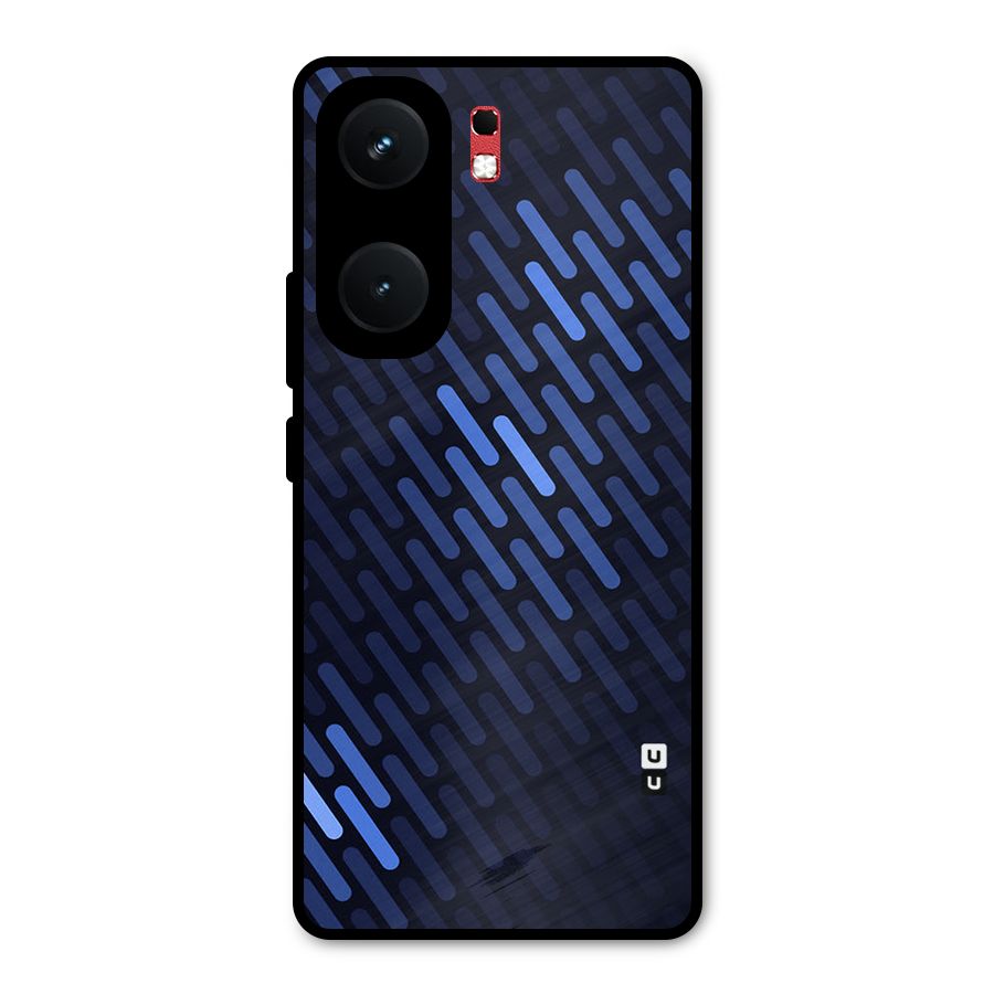 Pipe Shades Pattern Printed Metal Back Case for iQOO Neo 9 Pro