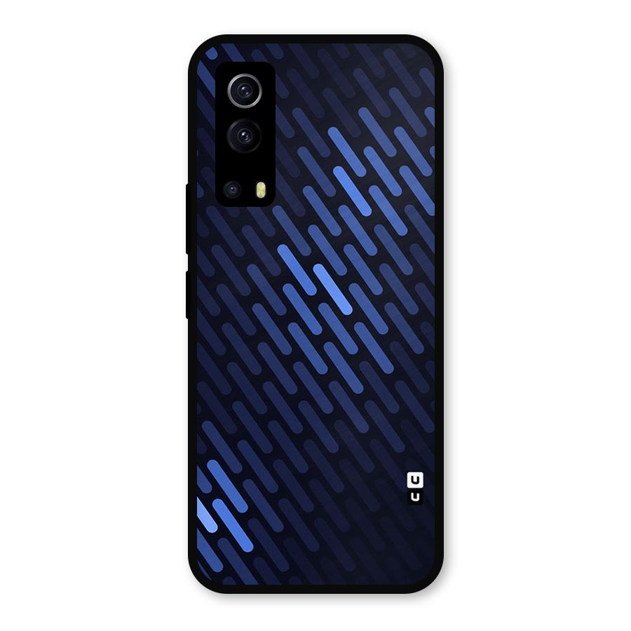 Pipe Shades Pattern Printed Metal Back Case for iQOO Z3