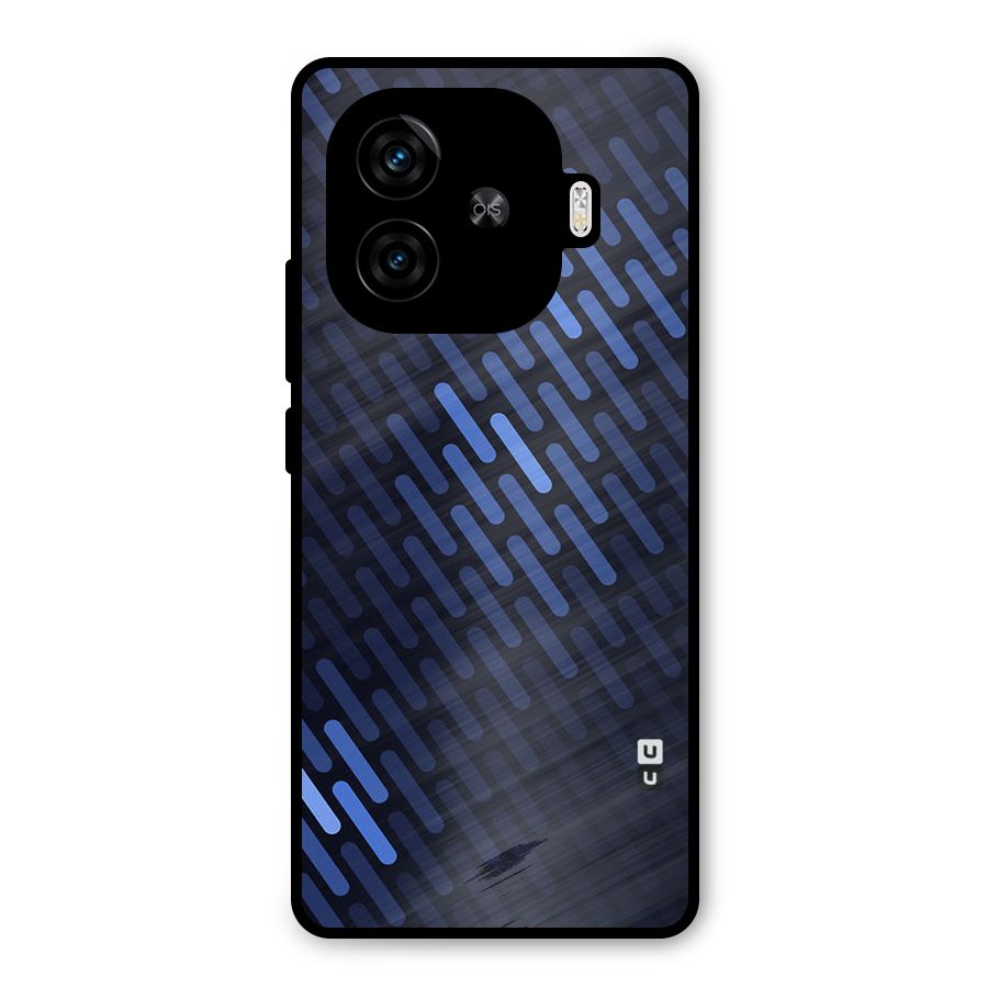 Pipe Shades Pattern Printed Metal Back Case for iQOO Z9 Turbo