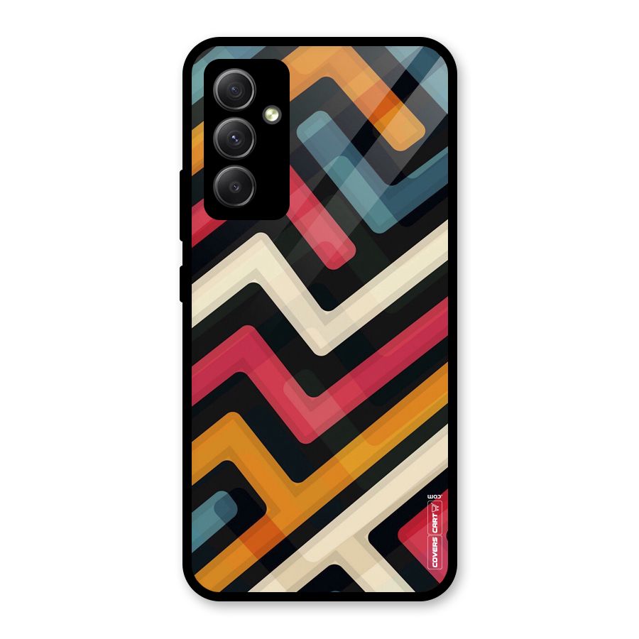 Pipelines Glass Back Case for Galaxy A34