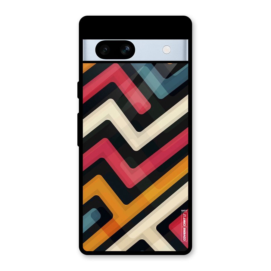 Pipelines Glass Back Case for Google Pixel 7a