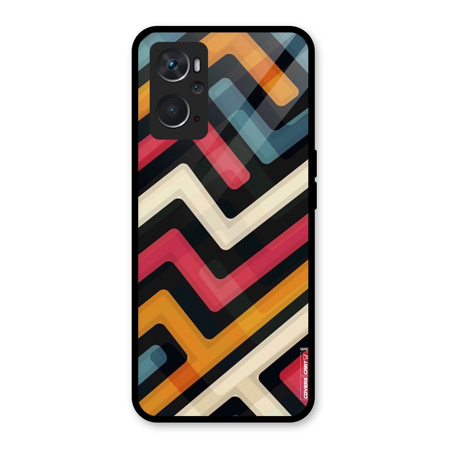Pipelines Glass Back Case for Oppo K10 4G