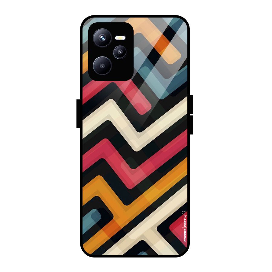 Pipelines Glass Back Case for Realme C35