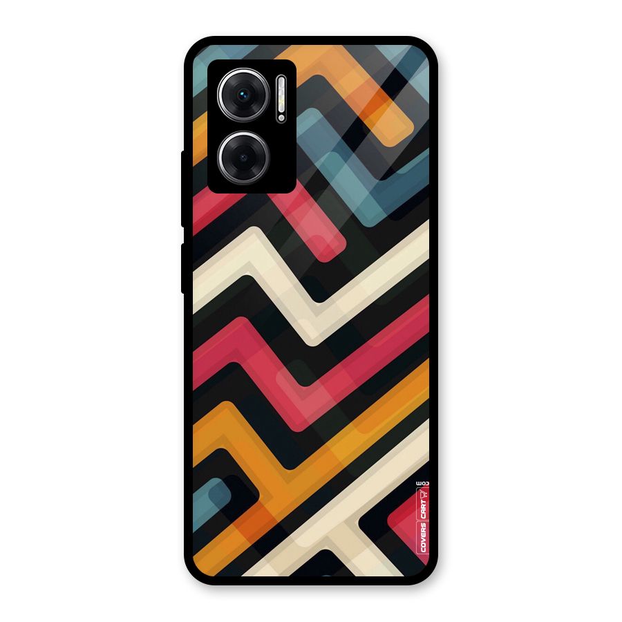 Pipelines Glass Back Case for Redmi 11 Prime 5G