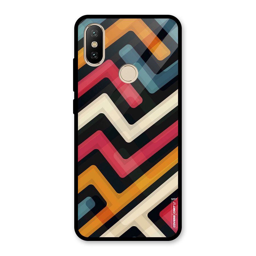 Pipelines Glass Back Case for Redmi A2