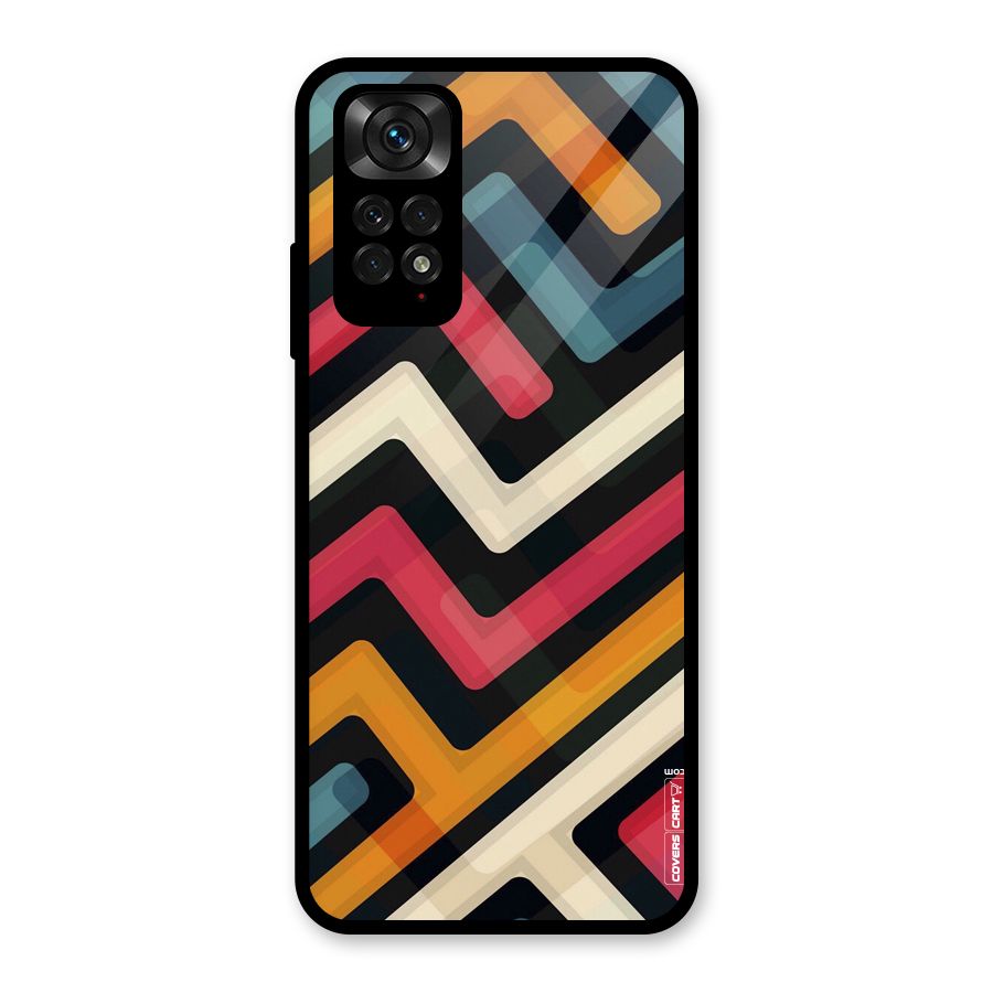 Pipelines Glass Back Case for Redmi Note 11S
