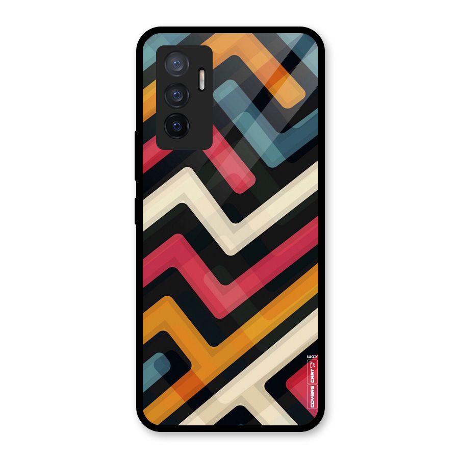 Pipelines Glass Back Case for Vivo V23e