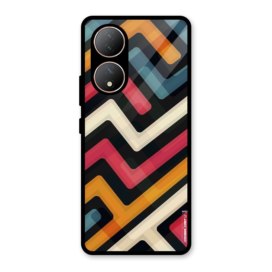 Pipelines Glass Back Case for Vivo Y100A