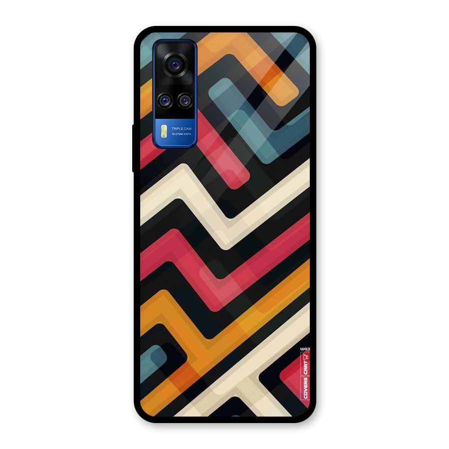 Pipelines Glass Back Case for Vivo Y31