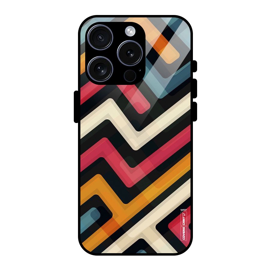 Pipelines Glass Back Case for iPhone 15 Pro