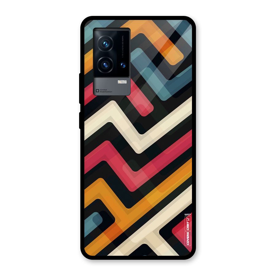 Pipelines Glass Back Case for iQOO 9 5G