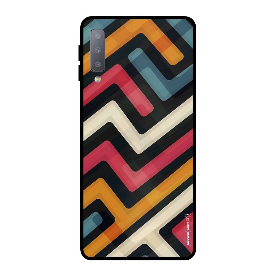 Pipelines Metal Back Case for Galaxy A7 (2018)