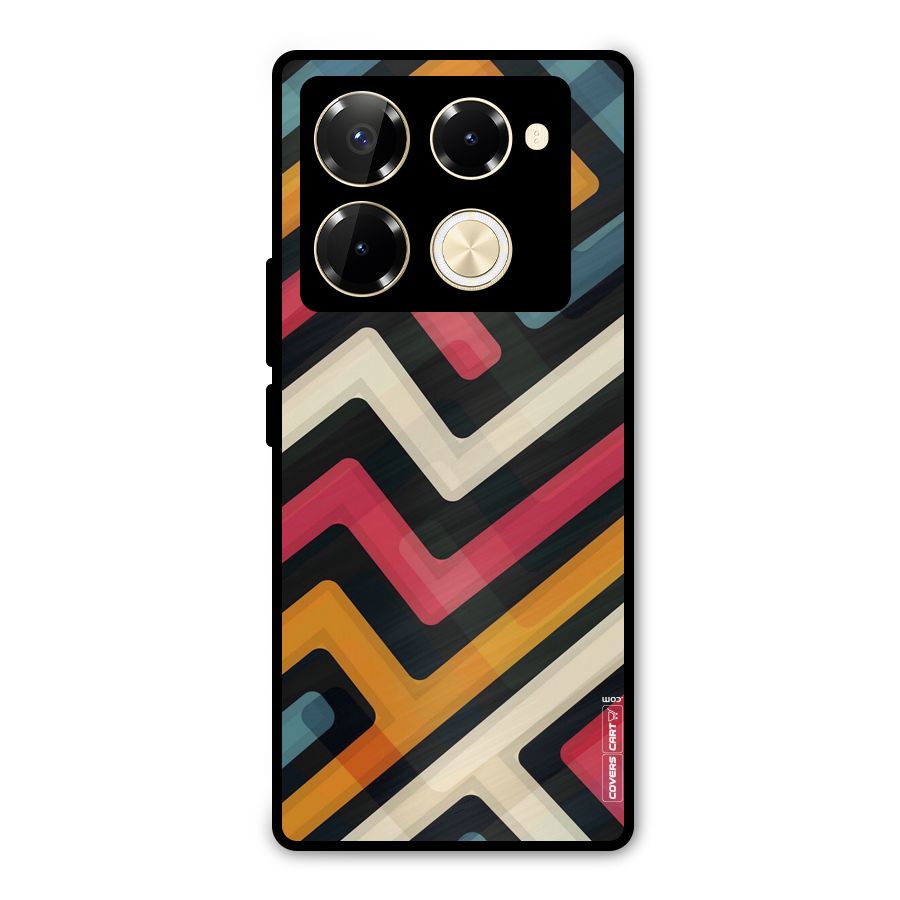 Pipelines Metal Back Case for Infinix Note 40 Pro Plus