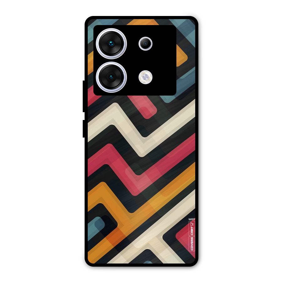 Pipelines Metal Back Case for Infinix Zero 30 5G