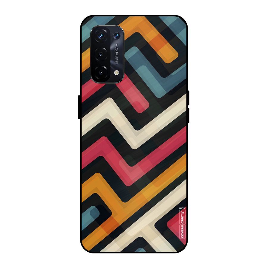 Pipelines Metal Back Case for Oppo A74 5G
