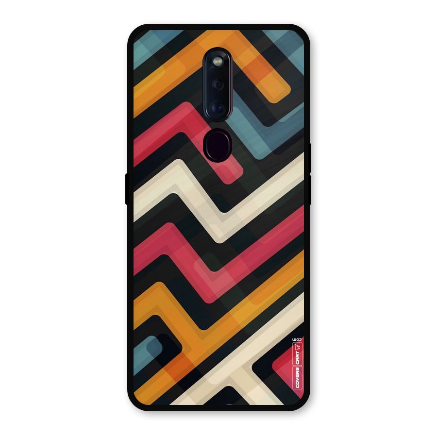 Pipelines Metal Back Case for Oppo F11 Pro