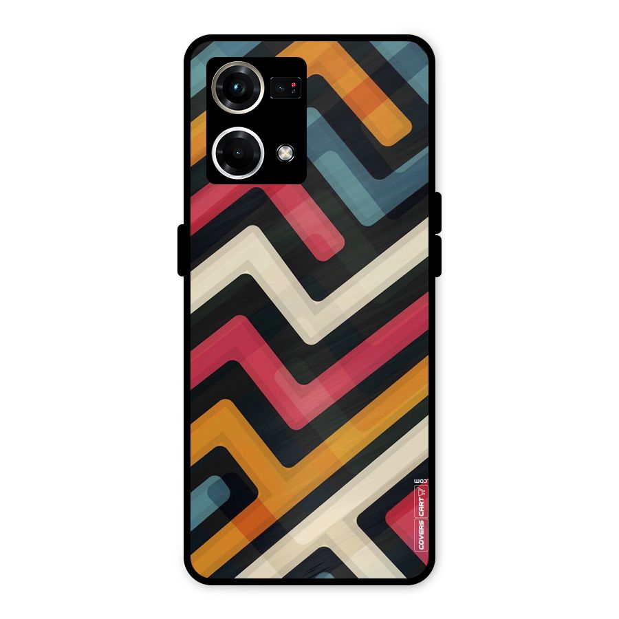 Pipelines Metal Back Case for Oppo F21s Pro 4G