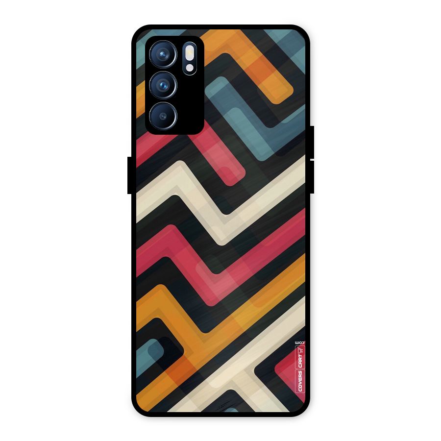 Pipelines Metal Back Case for Oppo Reno6 5G