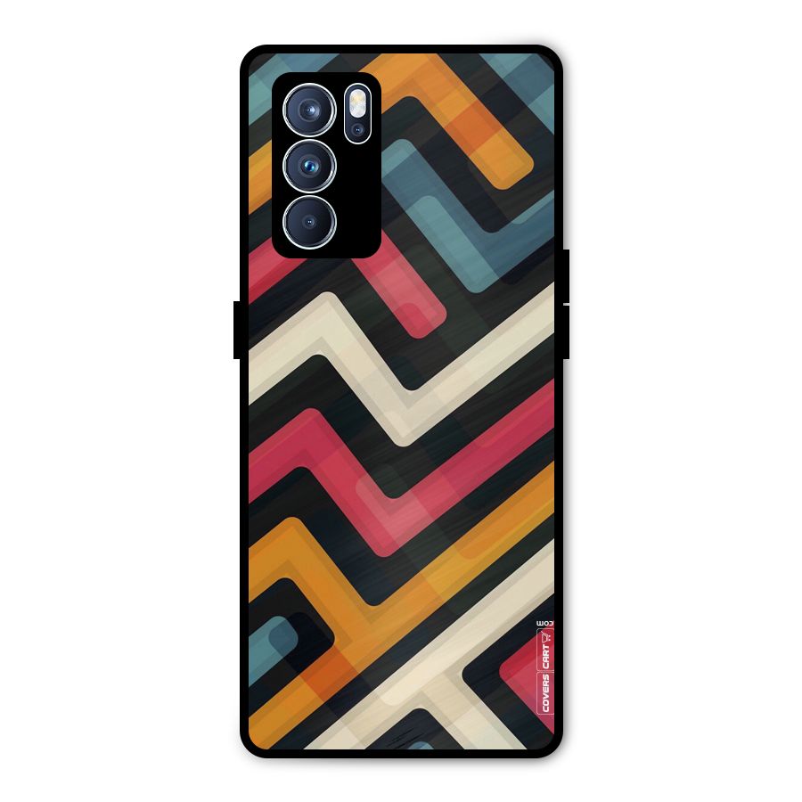 Pipelines Metal Back Case for Oppo Reno6 Pro 5G