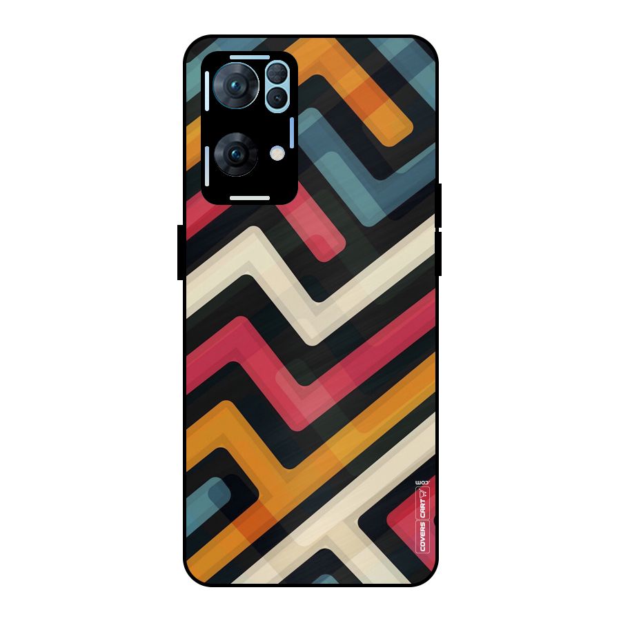 Pipelines Metal Back Case for Oppo Reno7 Pro 5G