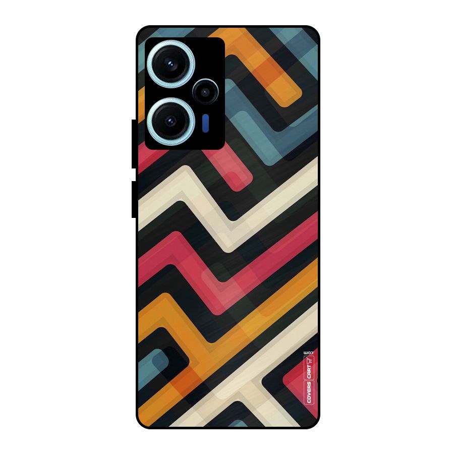 Pipelines Metal Back Case for Poco F5