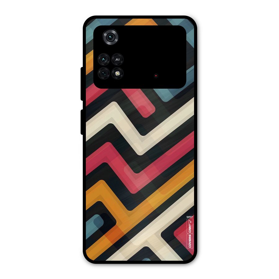 Pipelines Metal Back Case for Poco M4 Pro 4G
