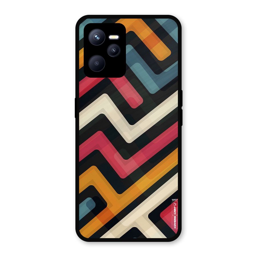 Pipelines Metal Back Case for Realme C35