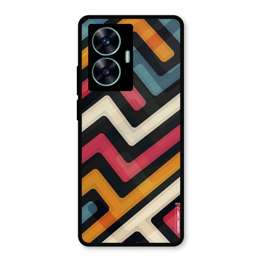 Pipelines Metal Back Case for Realme C55