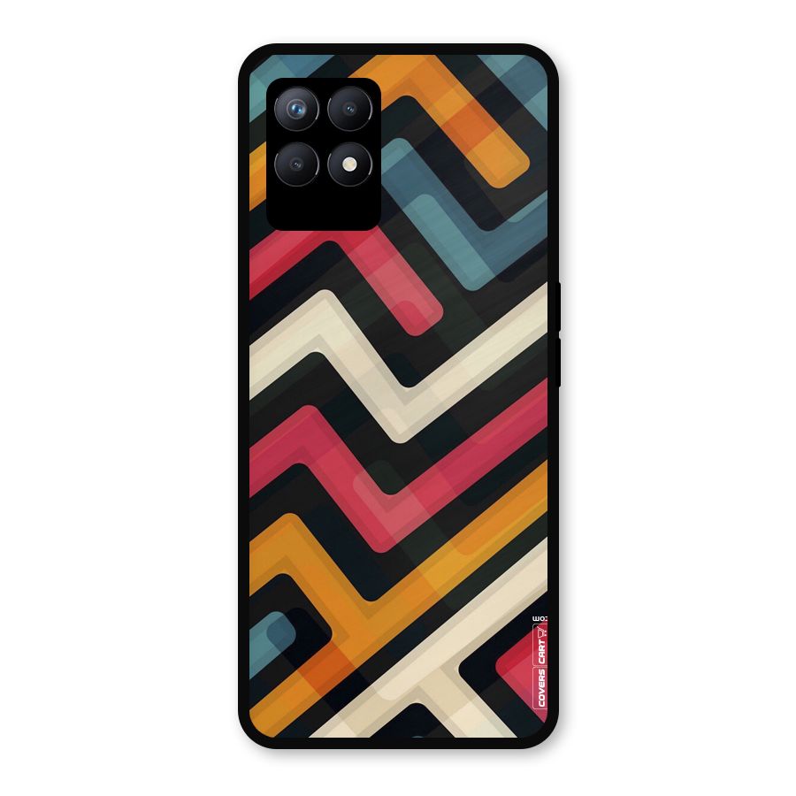 Pipelines Metal Back Case for Realme Narzo 50