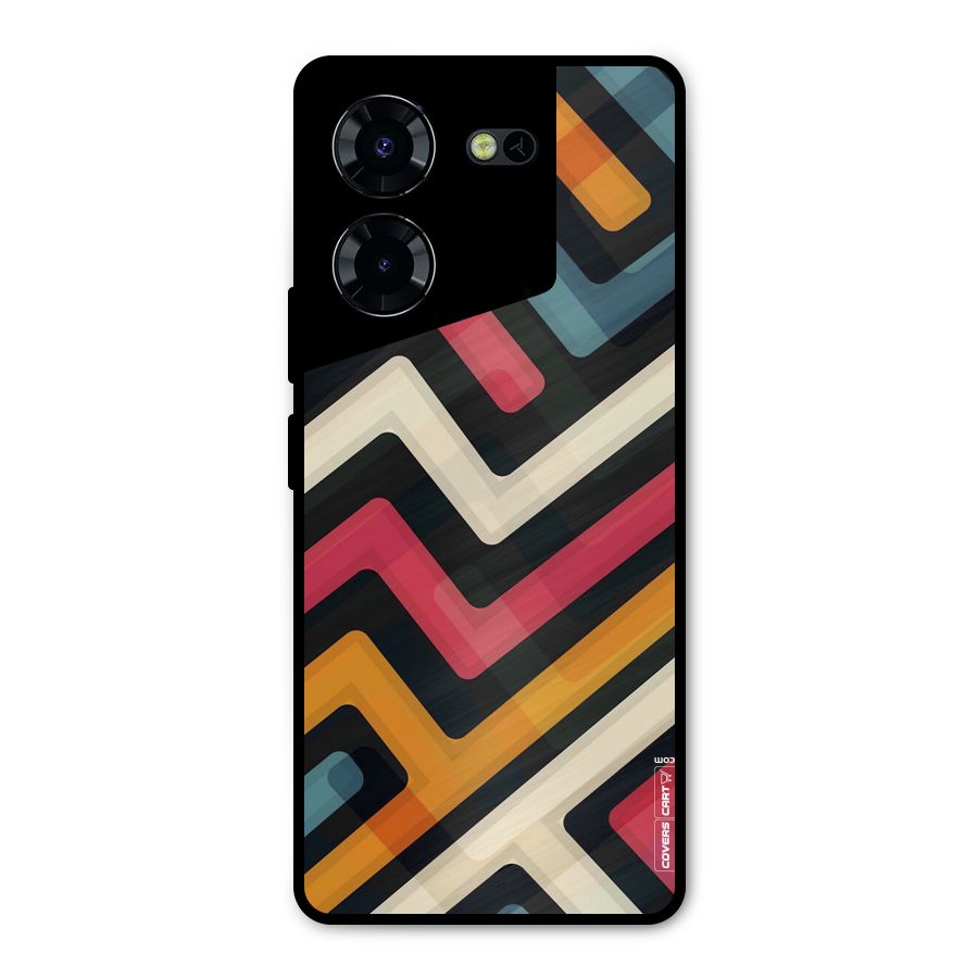 Pipelines Metal Back Case for Tecno Pova 5 Pro 5G