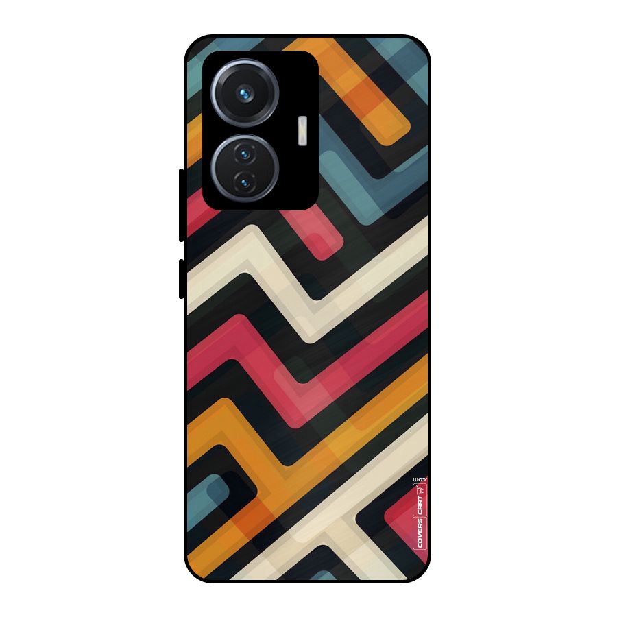 Pipelines Metal Back Case for Vivo T1 44W