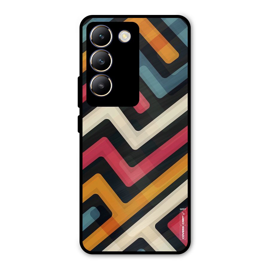 Pipelines Metal Back Case for Vivo T3 5G