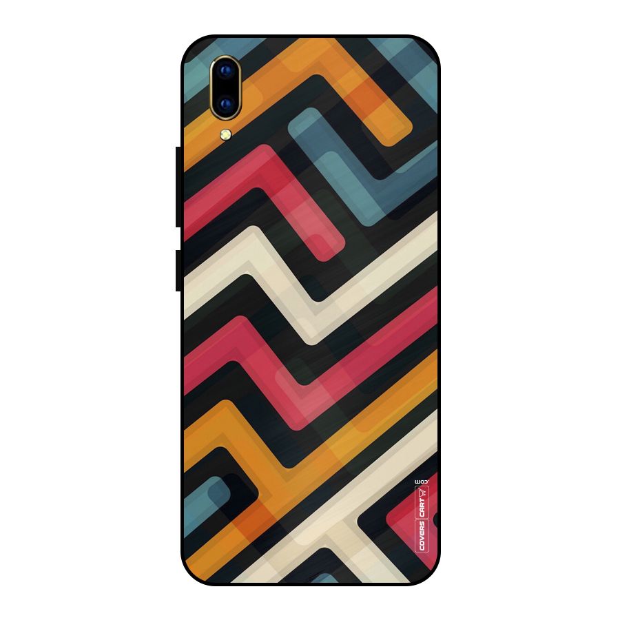 Pipelines Metal Back Case for Vivo V11 Pro