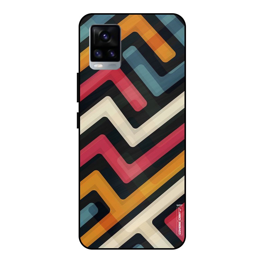 Pipelines Metal Back Case for Vivo V20 2021