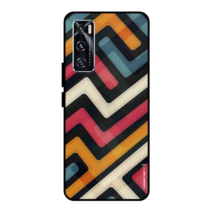 Pipelines Metal Back Case for Vivo V20 SE