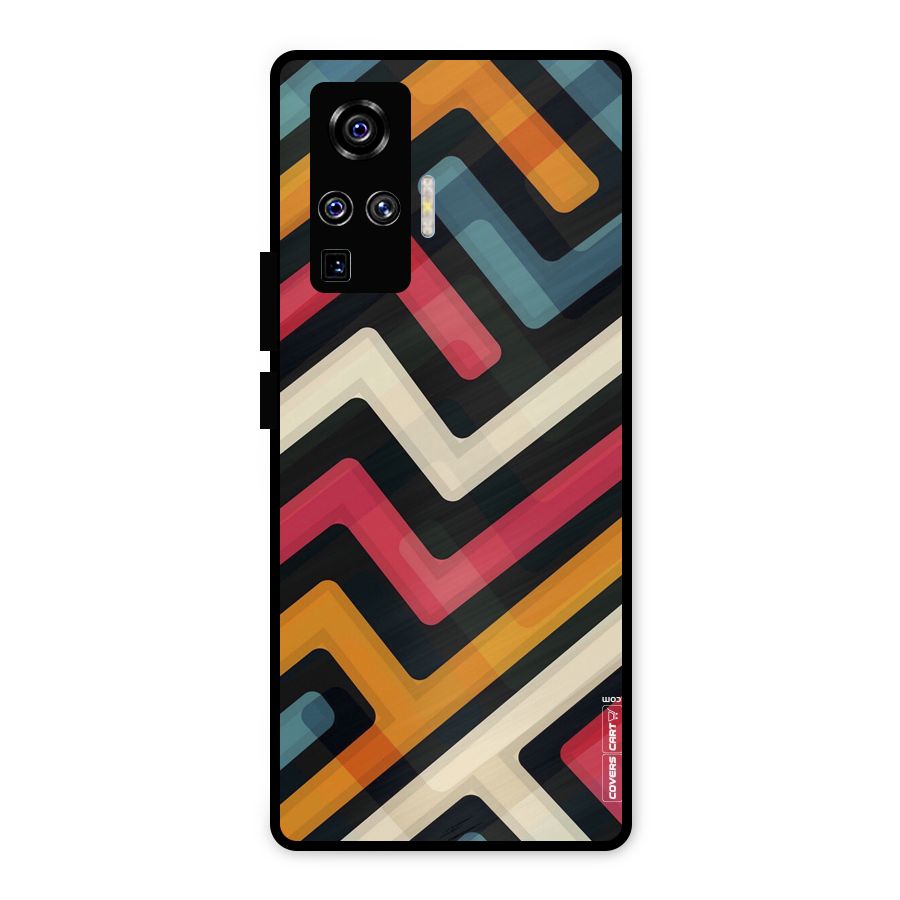 Pipelines Metal Back Case for Vivo X50 Pro