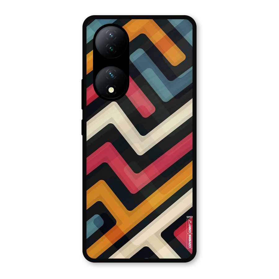 Pipelines Metal Back Case for Vivo Y100a