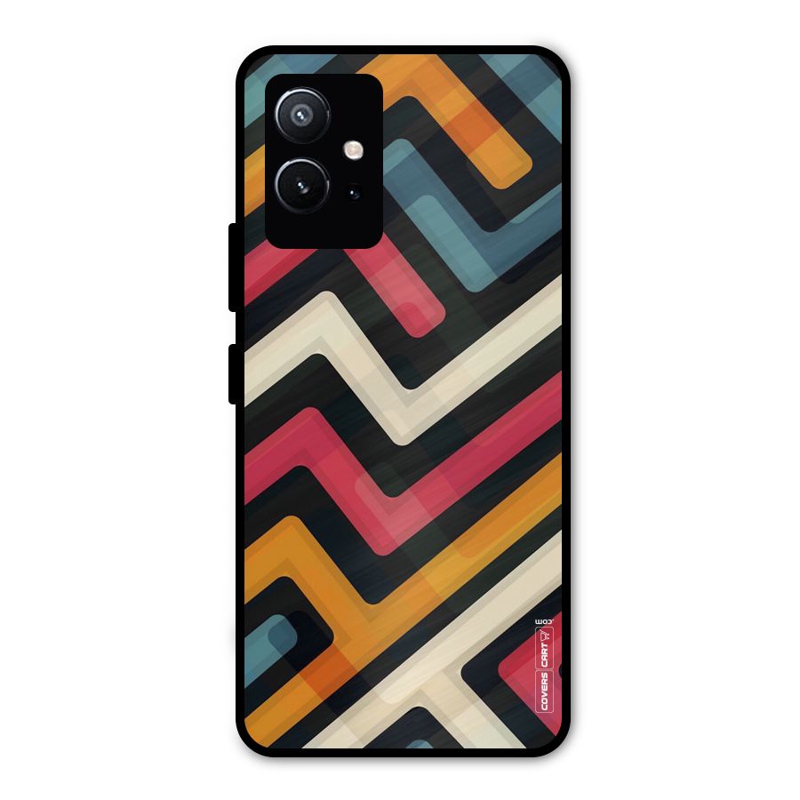 Pipelines Metal Back Case for Vivo Y75 5G