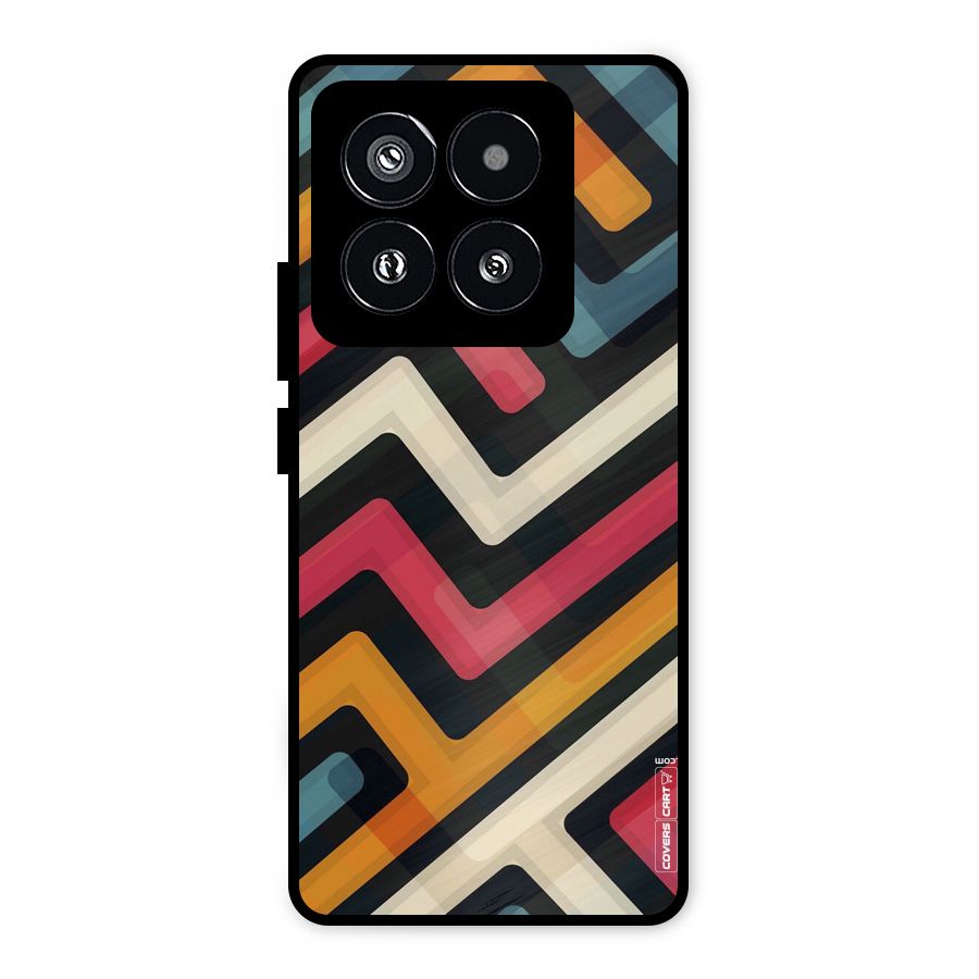Pipelines Metal Back Case for Xiaomi 14 Pro